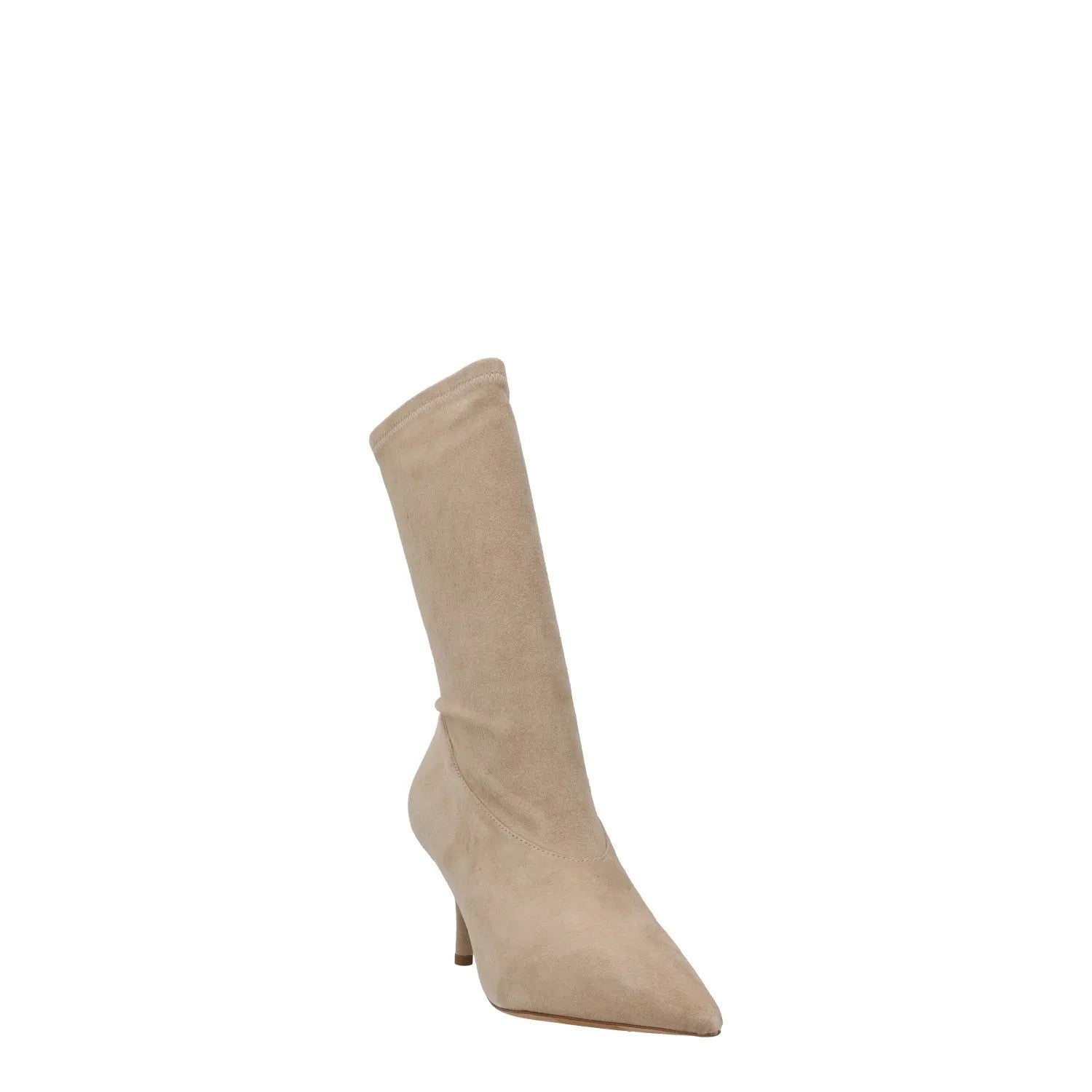YEEZY SEASON 5 Womens High Heels Beige Kitten Heel Mid Calf UK 5 RARE RRP 500 — View 2