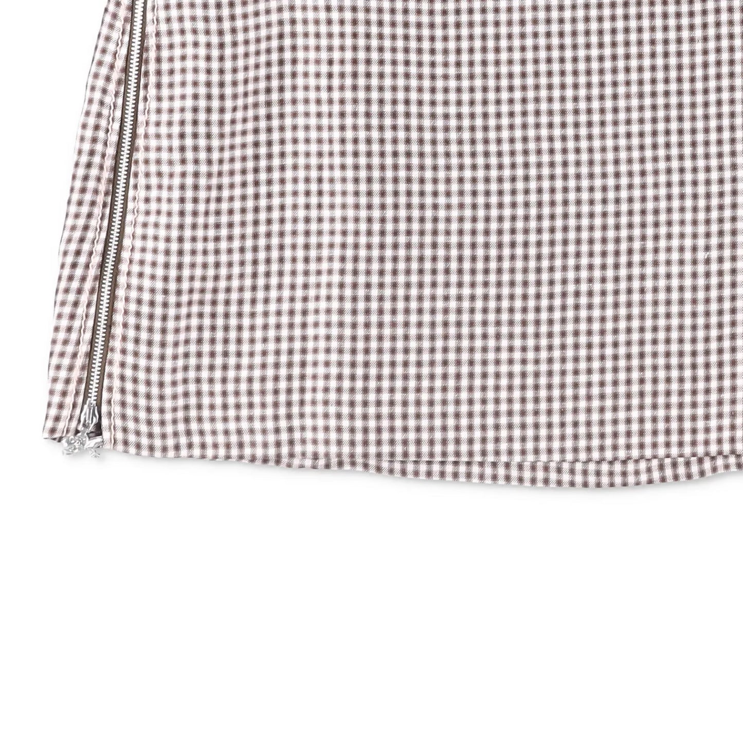 ACNE STUDIOS Womens Irella Short Skirt Checked Multicoloured Mid Waist 42 RRP245 — View 3