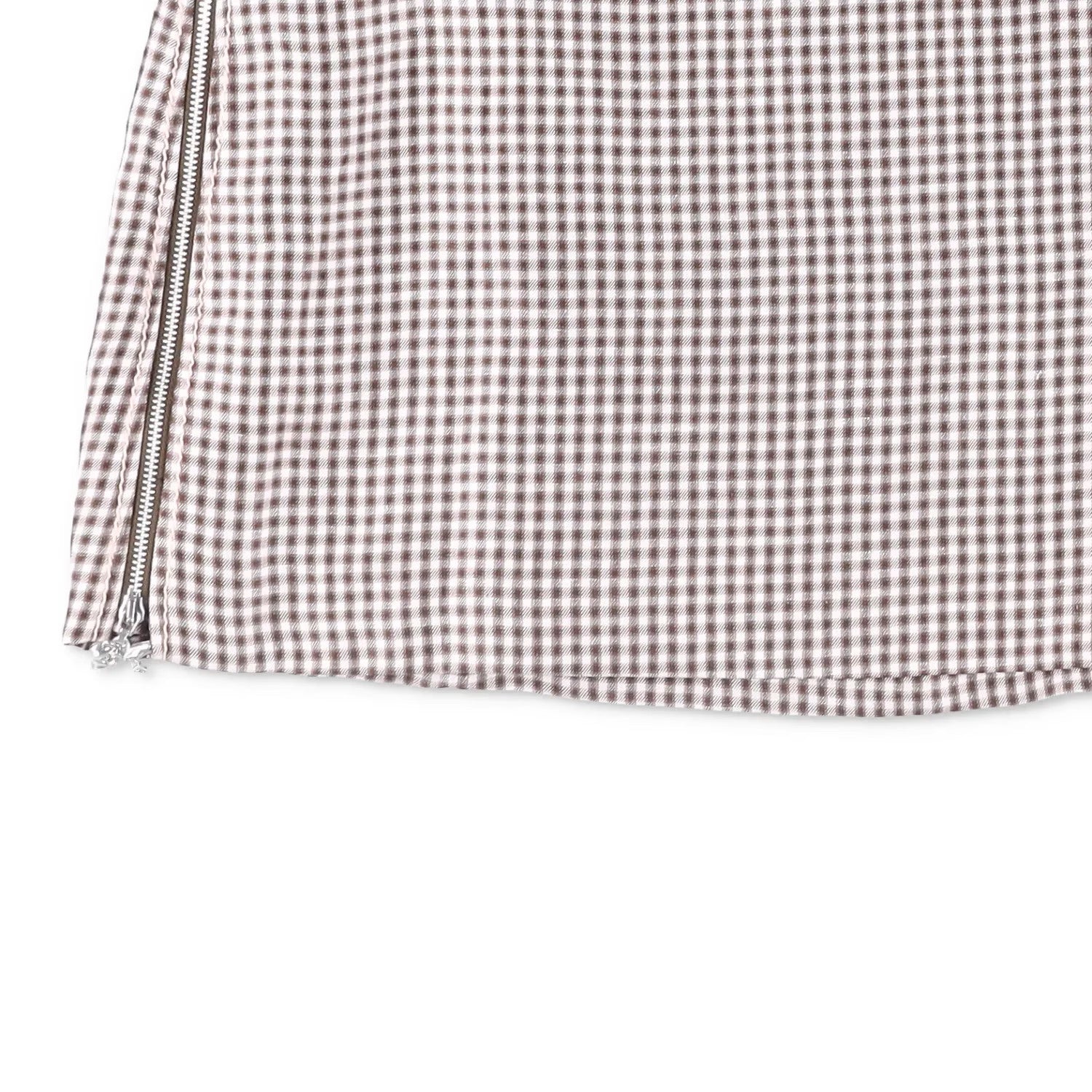 ACNE STUDIOS Womens Irella Short Skirt Checked Multicoloured Mid Waist 42 RRP245 — View 3