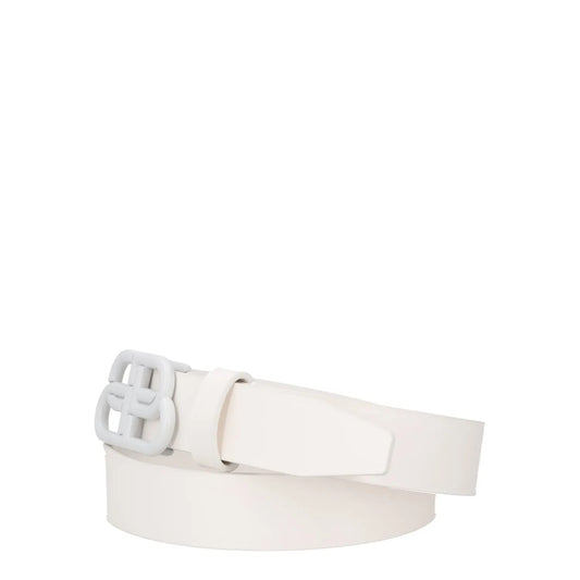 BALENCIAGA Womens Belt White Leather White Buckle Regular Width Size 70 RRP 360 — View 2