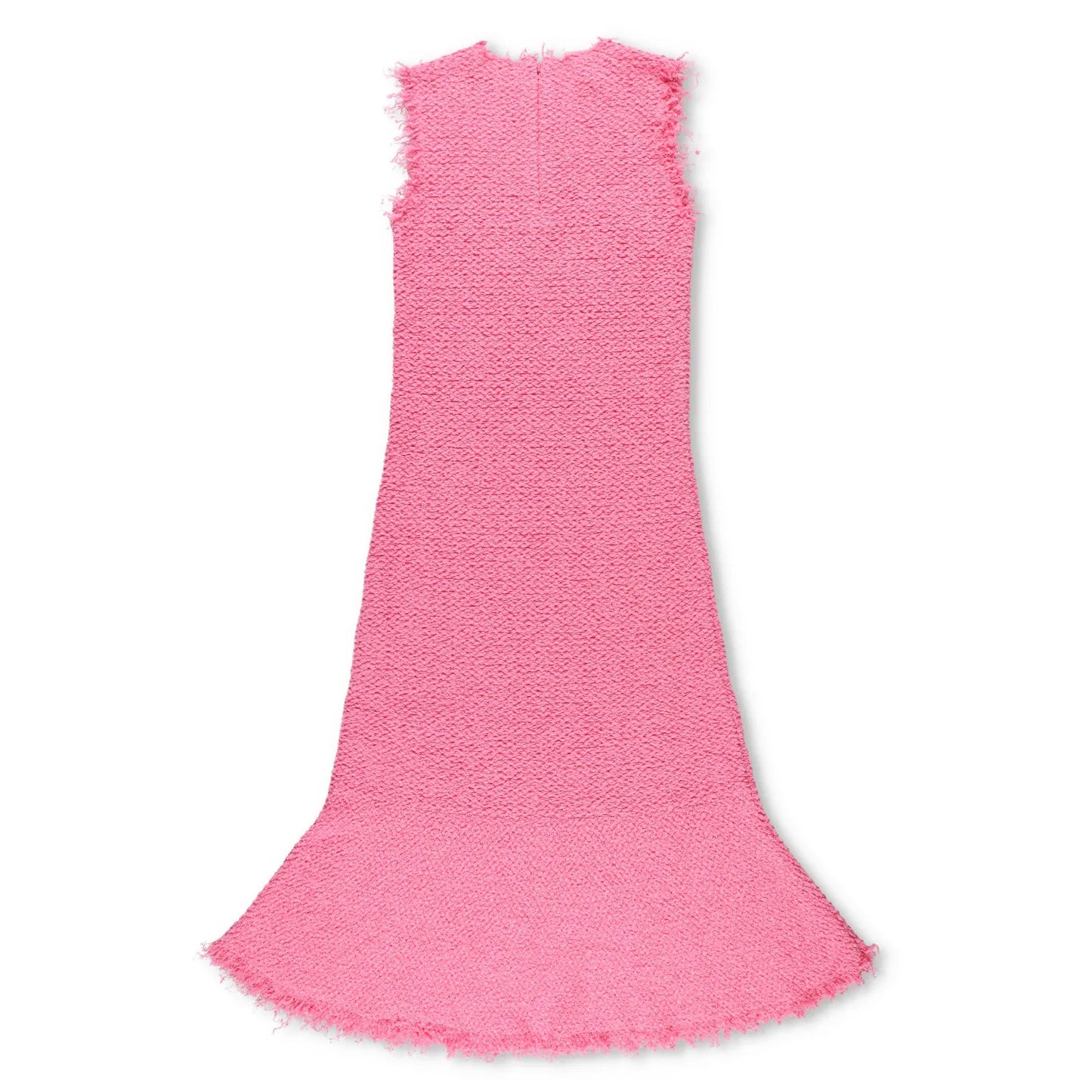 JIL SANDER Womens Midi Dress Sleeveless Flared Hem Frayed Edges Pink 38 RRP 2080 — View 6