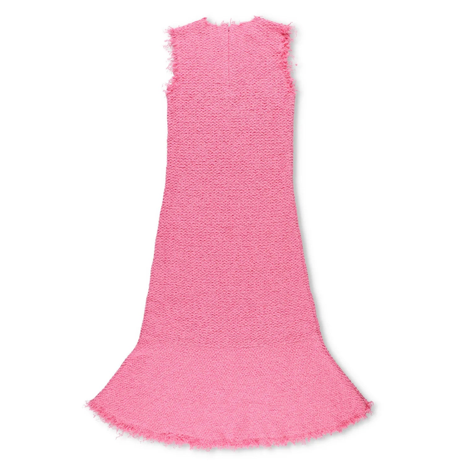 JIL SANDER Womens Midi Dress Sleeveless Flared Hem Frayed Edges Pink 38 RRP 2080 — View 6