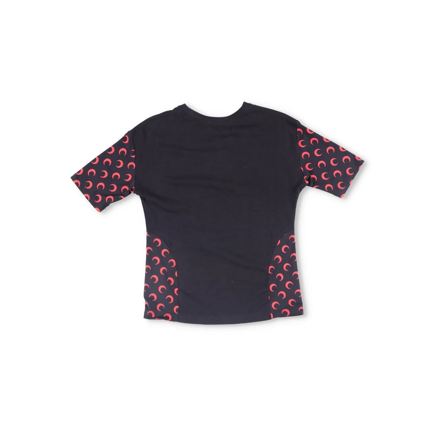 MARINE SERRE Mens T-Shirt Cotton Blend Black Red Logo Short Sleeve Size S RRP180 — View 8