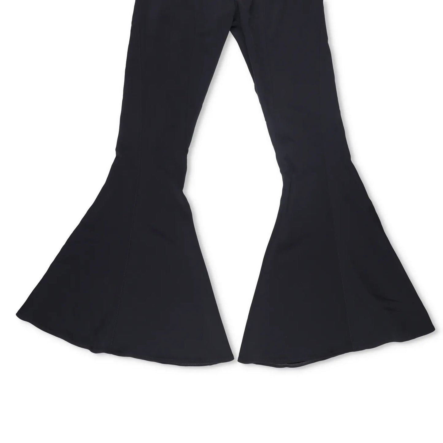 MUGLER Womens Flared Trousers Black Button Flat Front Size 42 RRP 1195 — View 6