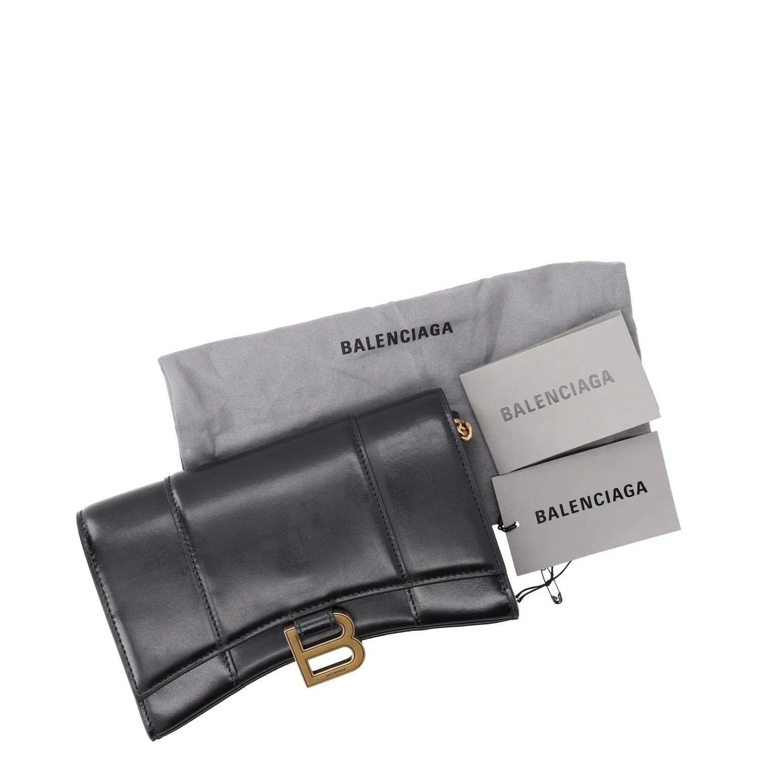BALENCIAGA Womens Shoulder Bag Black Leather Gold Hardware Size XS RRP 1250 — View 9