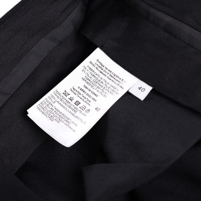 BOTTEGA VENETA Womens Wide Leg Twill Trousers Black Pleated Button 40 RRP 1015 — View 8