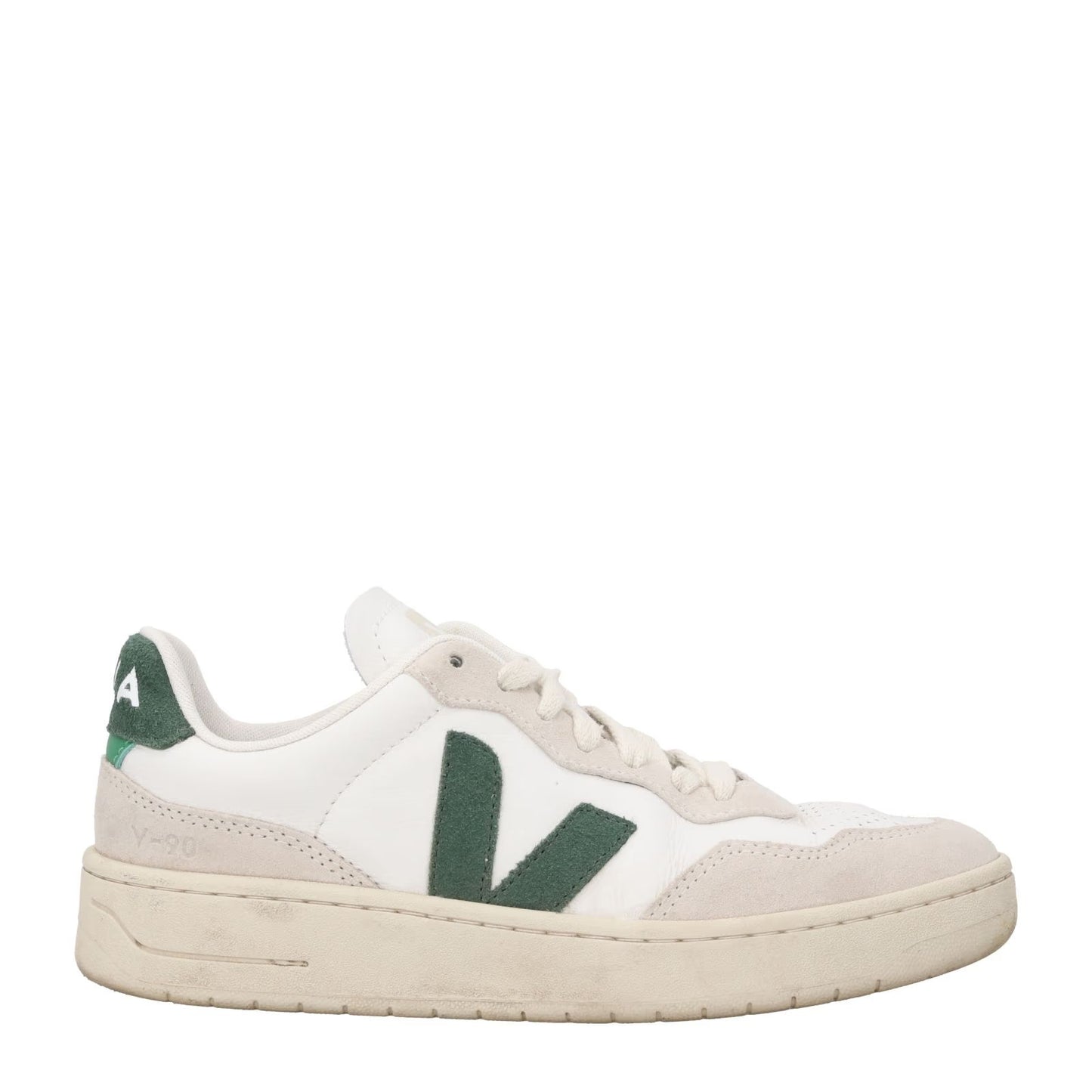 VEJA Womens V 90 Retor Leather Low Top Sneaker White Eco Friendly UK 4 RRP 146