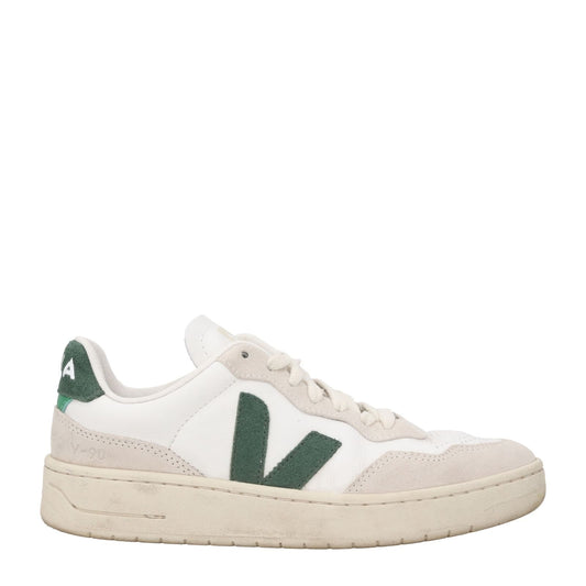 VEJA Womens V 90 Retor Leather Low Top Sneaker White Eco Friendly UK 4 RRP 146