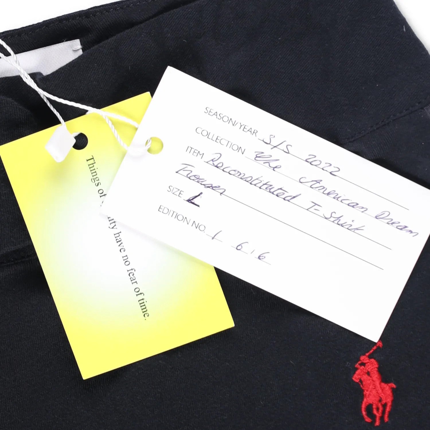CONNER IVES Womens Flared Joggers Mixed Vintage Fibre Black Logo Size L RRP 250 — View 10