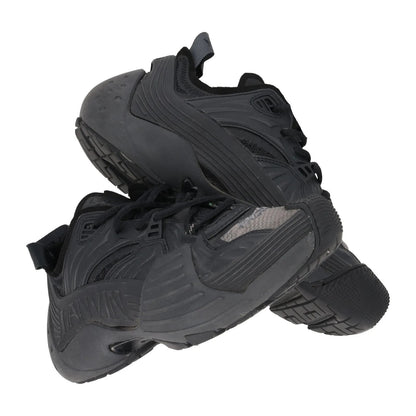 LANVIN Womens Flash-X Sneaker Black Polyurethane Moulded Sole Low Top UK4 RRP630 — View 9