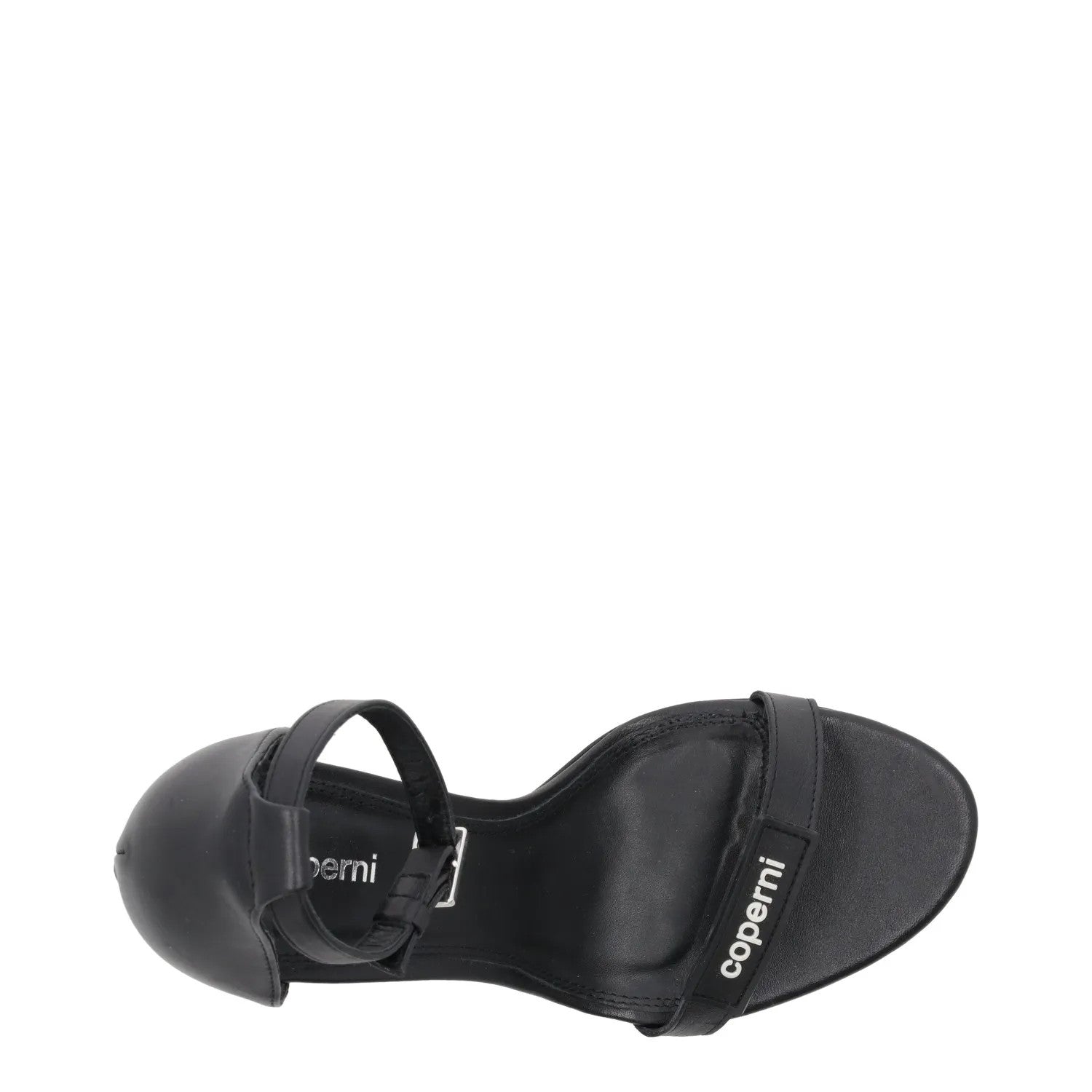 COPERNI Womens Skinny Strap Logo Sandals Leather Formal Heeled Black EU36 RRP450 — View 9