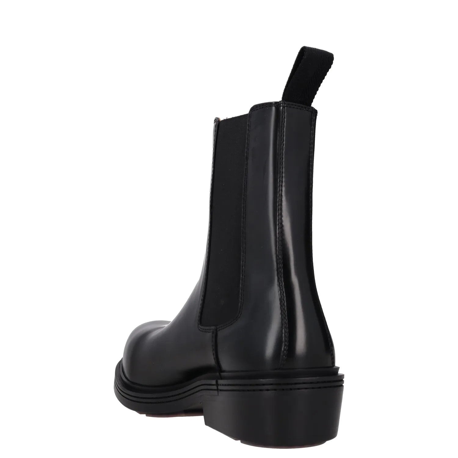BOTTEGA VENETA Womens Chelsea Ankle Boot Vinyl Leather Black UK 3.5 RRP 1445 — View 5