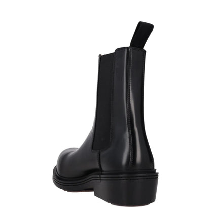 BOTTEGA VENETA Womens Chelsea Ankle Boot Vinyl Leather Black UK 3.5 RRP 1445 — View 5