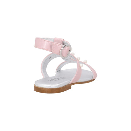MONNA LISA Kids Sandals Pink Sandalo Con Perle Laminat Leather 28 RRP 205 — View 6