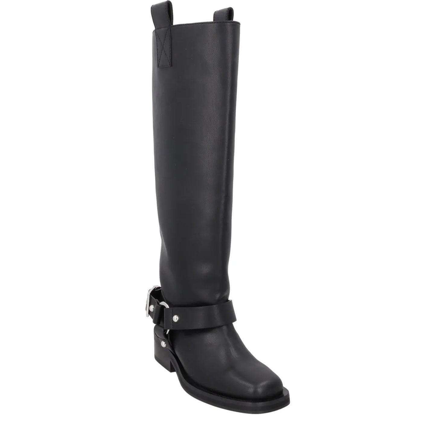 GANNI Womens Tubular High Black Knee High Bootie Synthetic Casual UK 3 RRP 725 — View 2