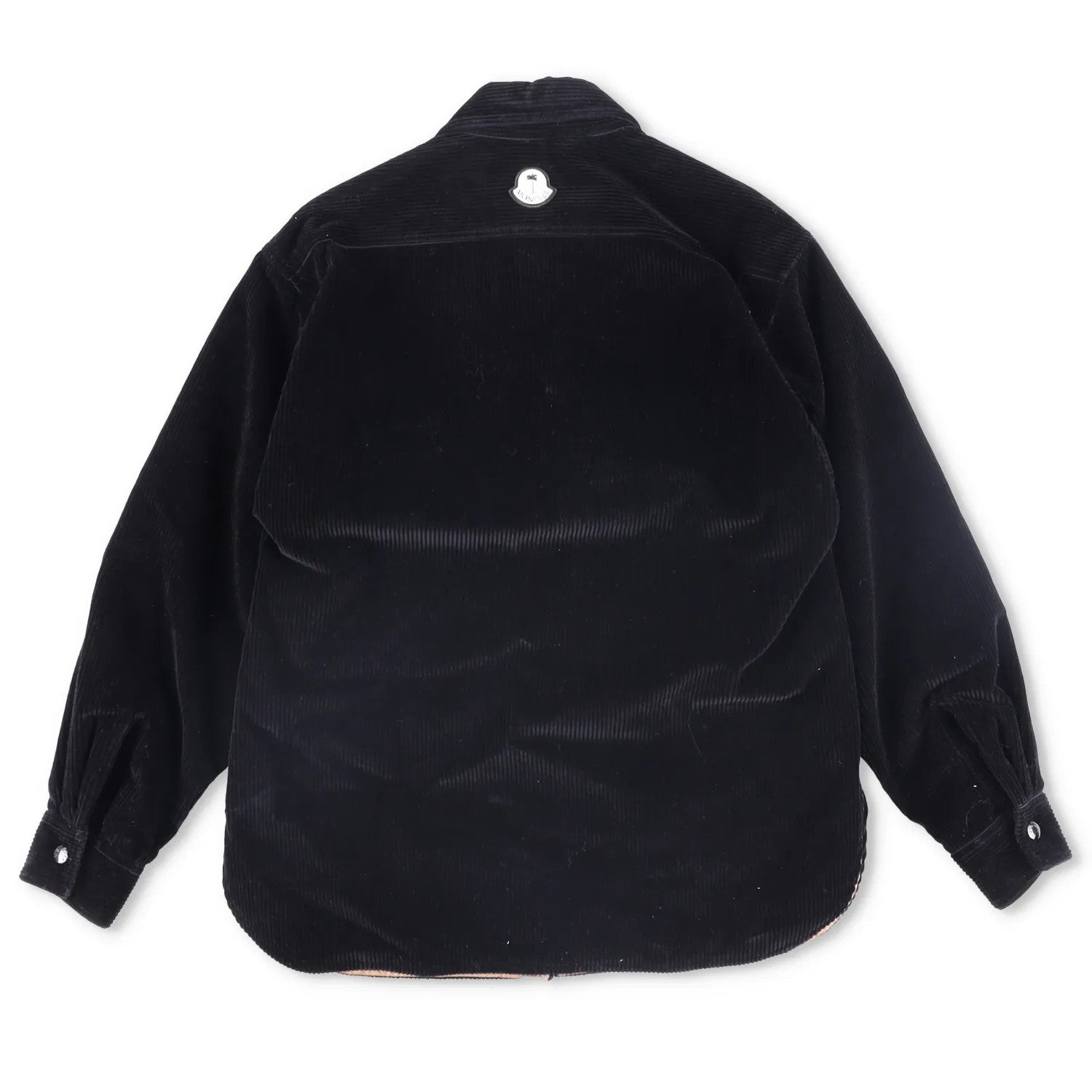 PALM ANGELS X MONCLER Mens Shirt Jacket Black Corduroy Size 40 RRP 802 — View 11