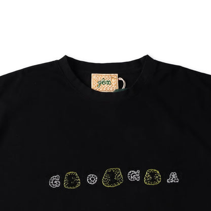 Glass Cypress Mens Georgia Black T-Shirt Short Sleeve Crew Neck Size XL RRP 175 — View 3