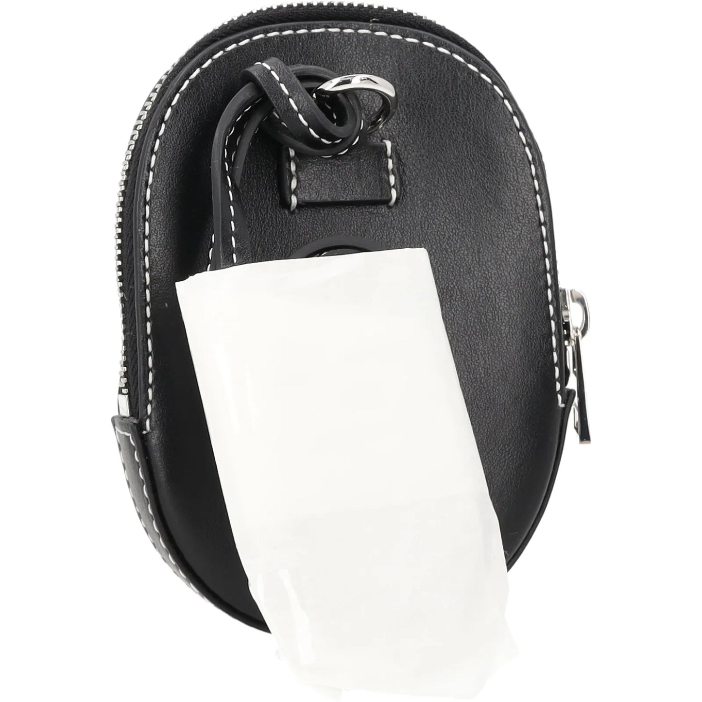 J.W. ANDERSON Womens Nano Cap Crossbody Bag Leather Black Size S RRP 295 — View 8