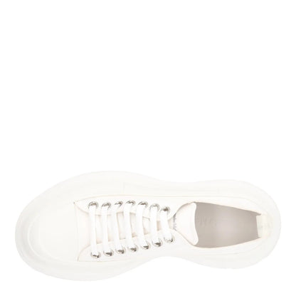 ALEXANDER MCQUEEN Womens Trainers White Low Top Lace Up Sneakers UK 5 RRP 385 — View 7
