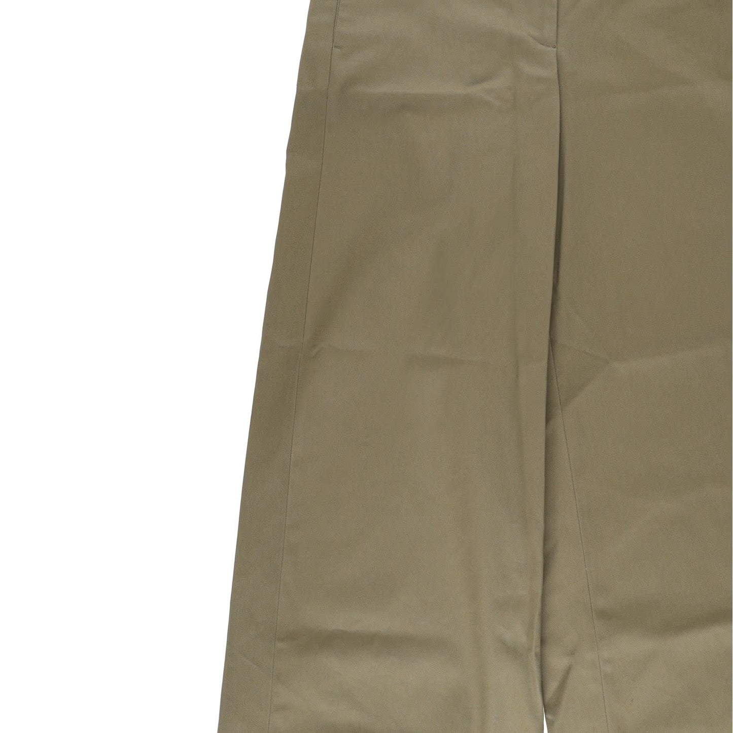 ALEXANDER MCQUEEN Womens Wide Leg Trousers Military Green Size 40 RRP 823.7 — View 2