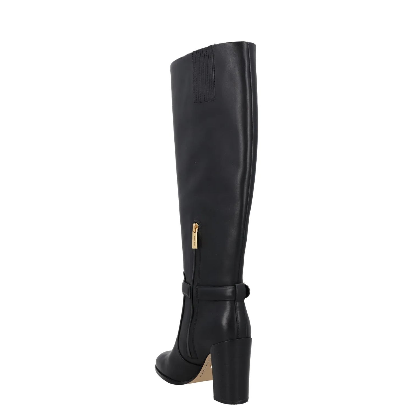 MICHAEL KORS Womens Knee High Boots Black Leather Almond Toe Zip UK 4 RRP 150 — View 5