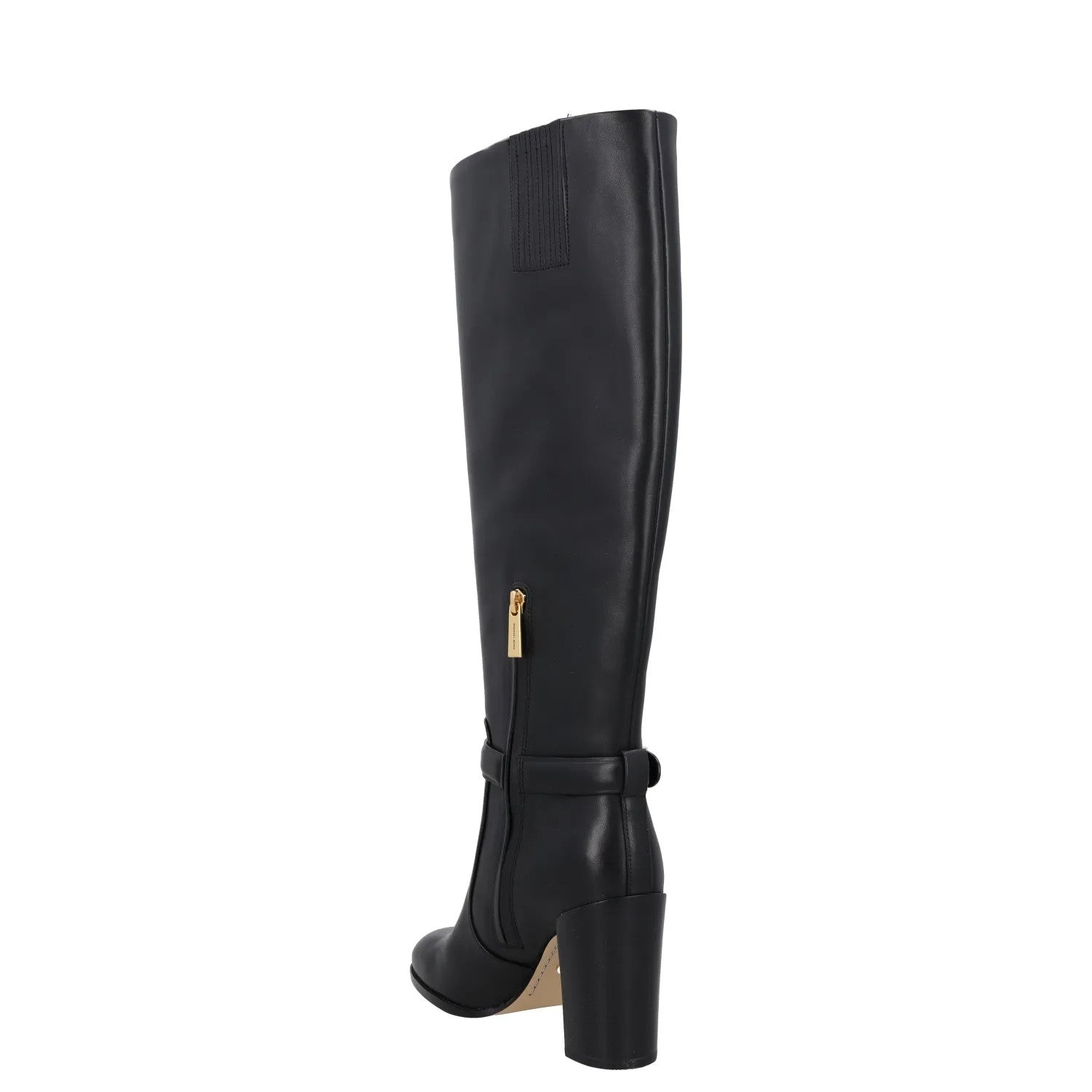 MICHAEL KORS Womens Knee High Boots Black Leather Almond Toe Zip UK 4 RRP 150 — View 5