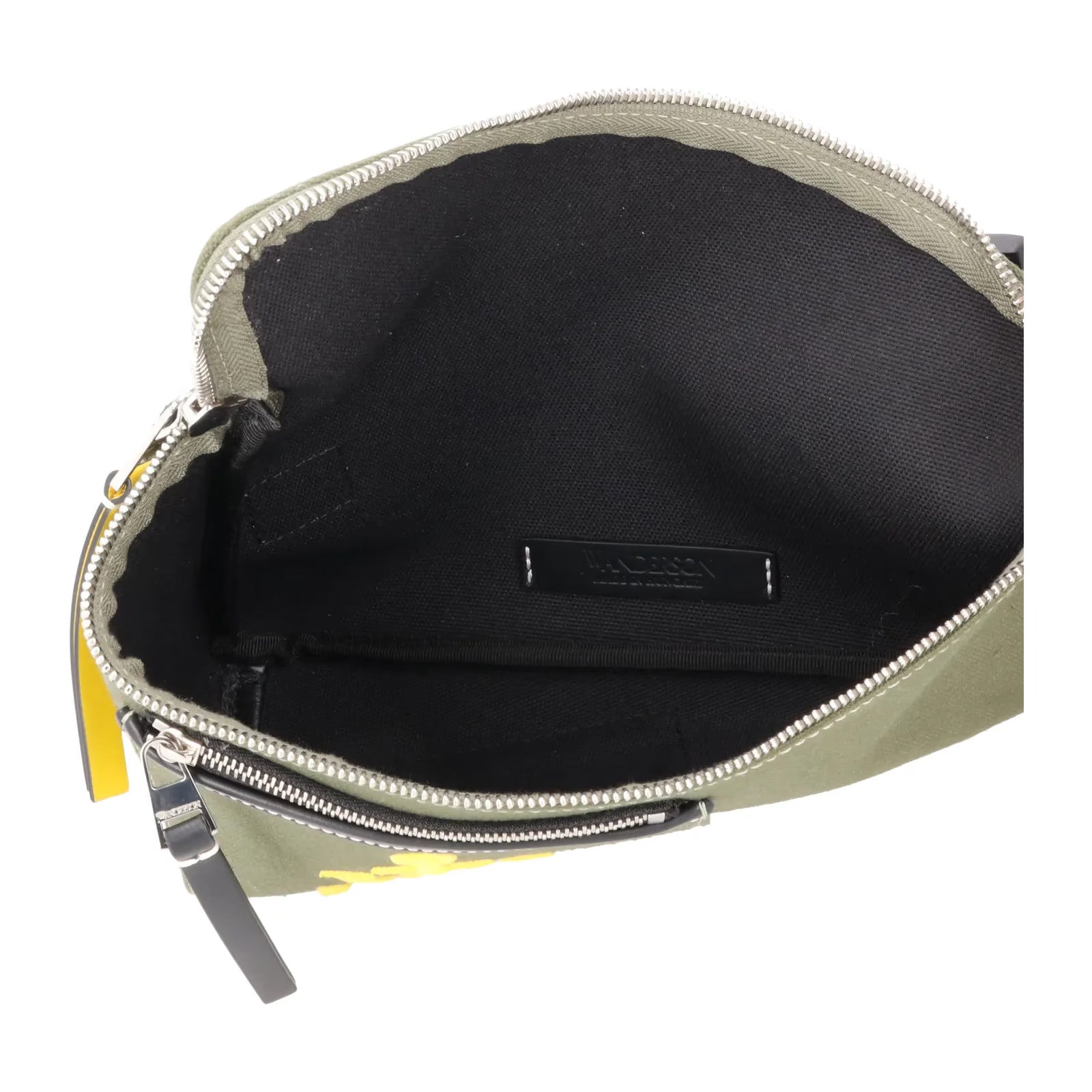 J.W. ANDERSON Unisex Adults Anchor Bum Bag Green Yellow Black Size M RRP 340 — View 9