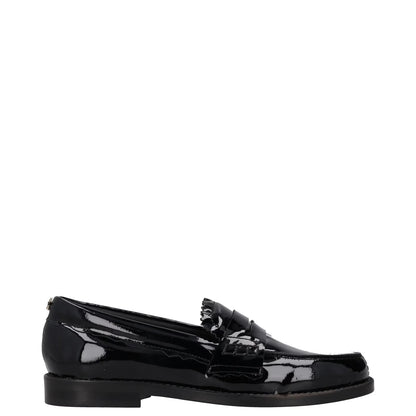 GOLDEN GOOSE Womens Flats Black Patent Leather Slip On Round Toe UK3 RRP 440