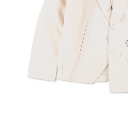 A COLD WALL Mens Blazer Beige Polyester Regular Fit Assymetric Size M RRP 550 — View 3