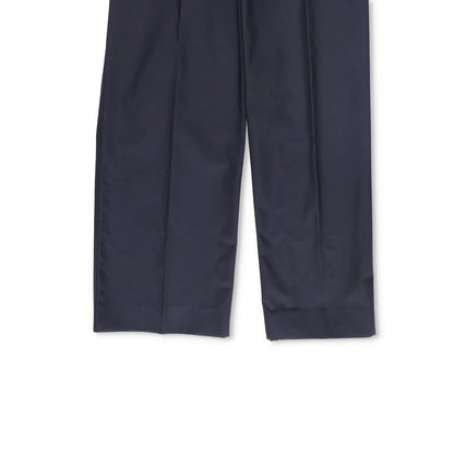 LOU DALTON Mens Trousers Blue Wide Leg Relaxed Fit Mixed Fibres Size S RRP 250 — View 4