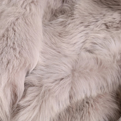 BOTTEGA VENETA Womens Overcoat Fur Oversized Big Belt Detail Grey 40 RRP 9010 — View 7