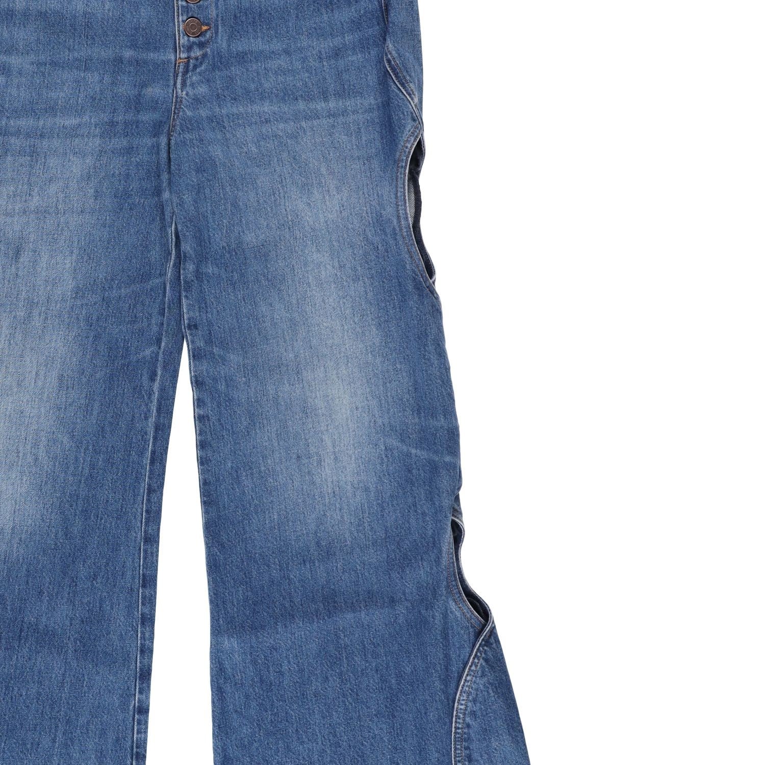 CHLOE Womens Chloe Trouser Denim Wide Leg Jeans Blue Relaxed Fit  28 RRP 762.4 — View 7