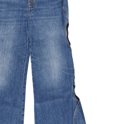 CHLOE Womens Chloe Trouser Denim Wide Leg Jeans Blue Relaxed Fit  28 RRP 762.4 — View 7