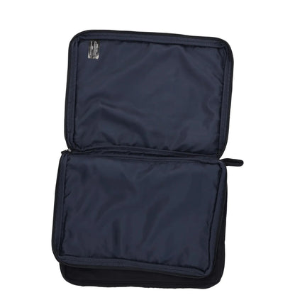 ZEGNA Mens Packaway Bagpack Navy Blue Rayon Front Logo Handle Size M RRP 245 — View 4