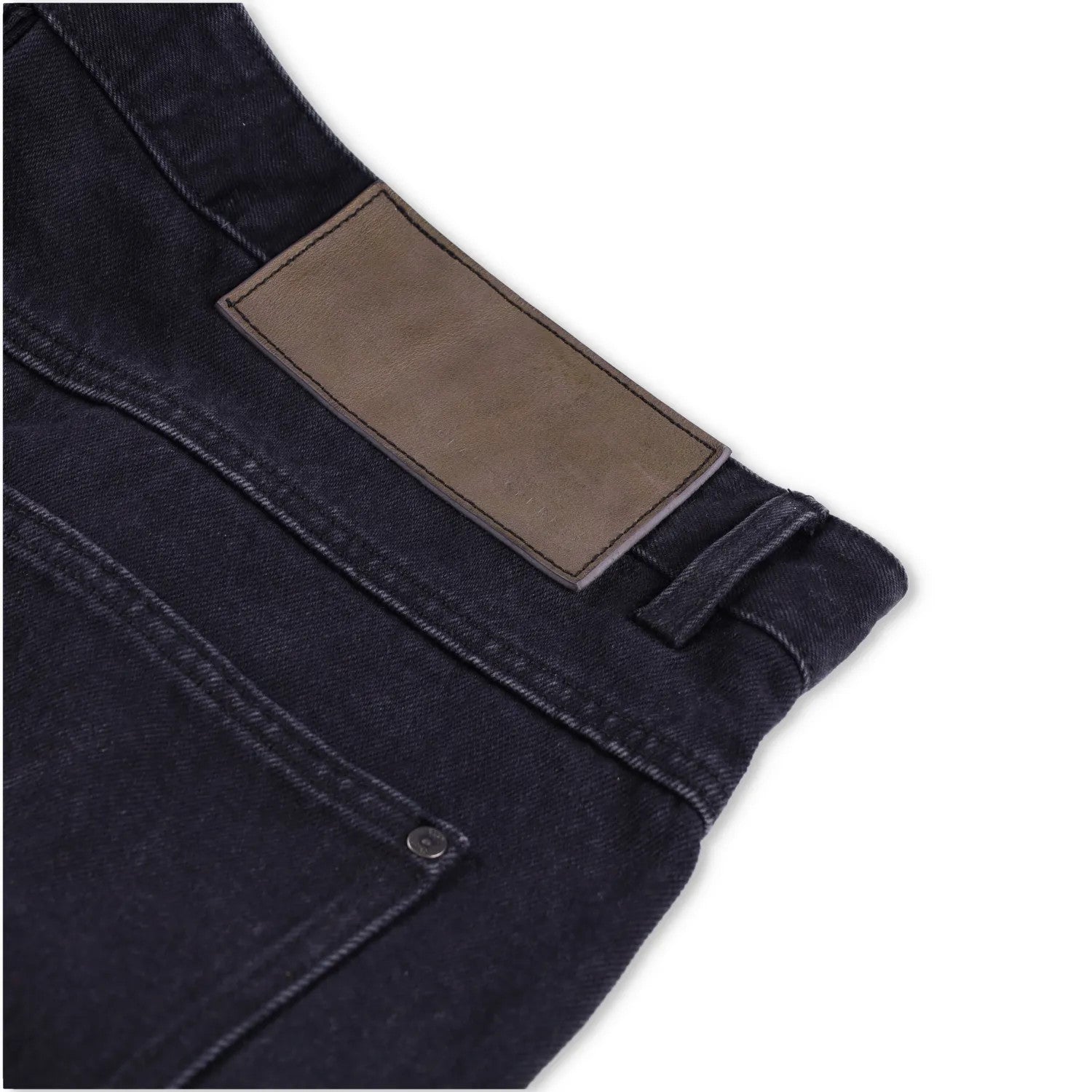 GLASS CYPRESS Men Straight Leg Jean Reconstructed Shredded Denim Black 36 RRP536 — View 6