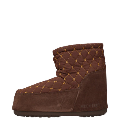 MOON BOOT Womens Icon Low Nolace Quilted Snow Boot Brown UK10.5-12 RRP 225 — View 4