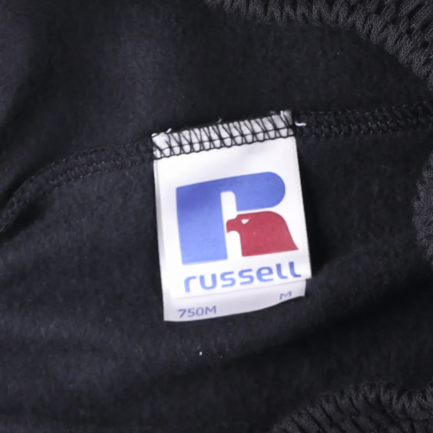 RUSSELL Mens Joggers Black Pockets White Writing Sweatpants Size M RRP 120 — View 5