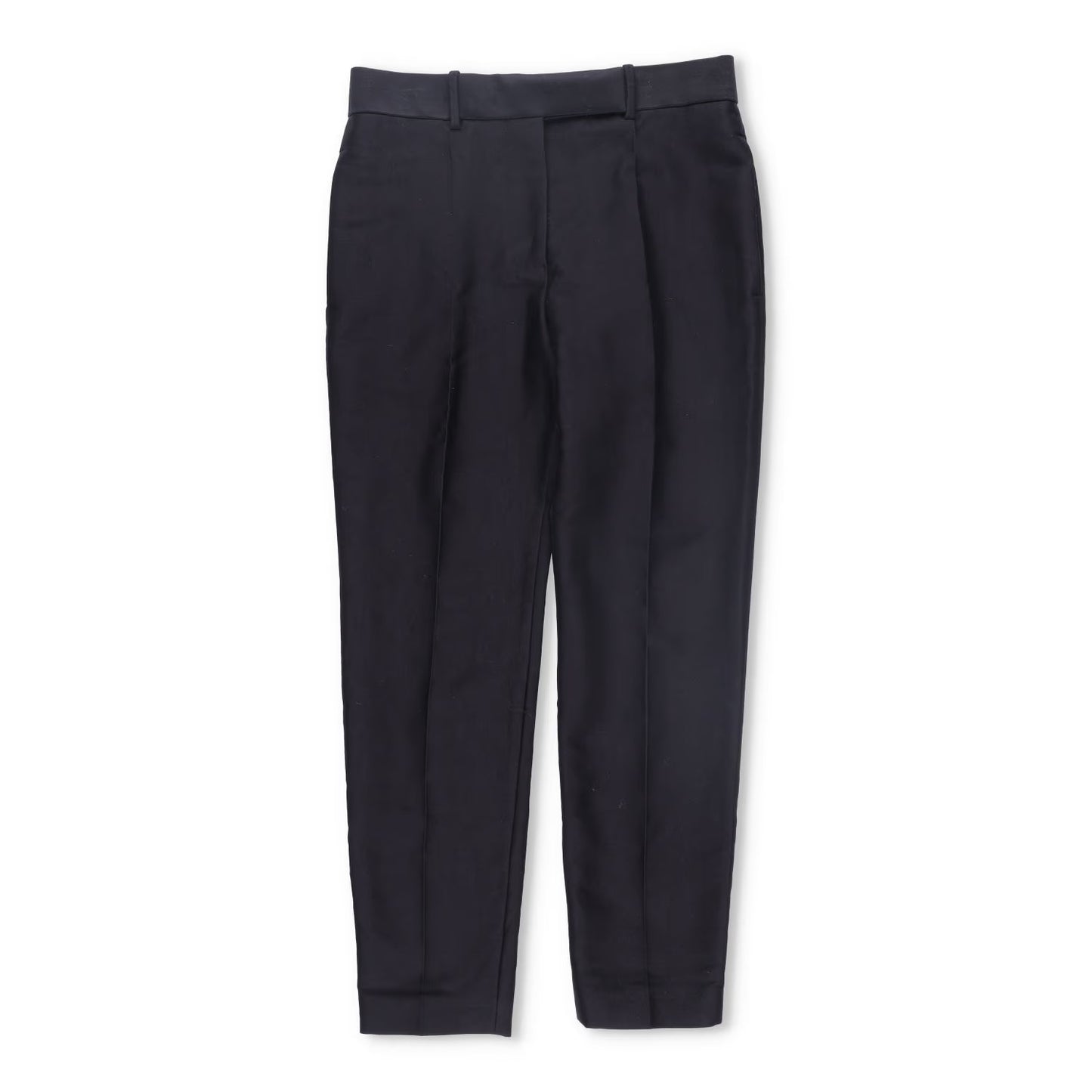 HAIDER ACKERMANN Mens Dress Pants Silk Cotton Blend Pleated Black Size 38 RRP600