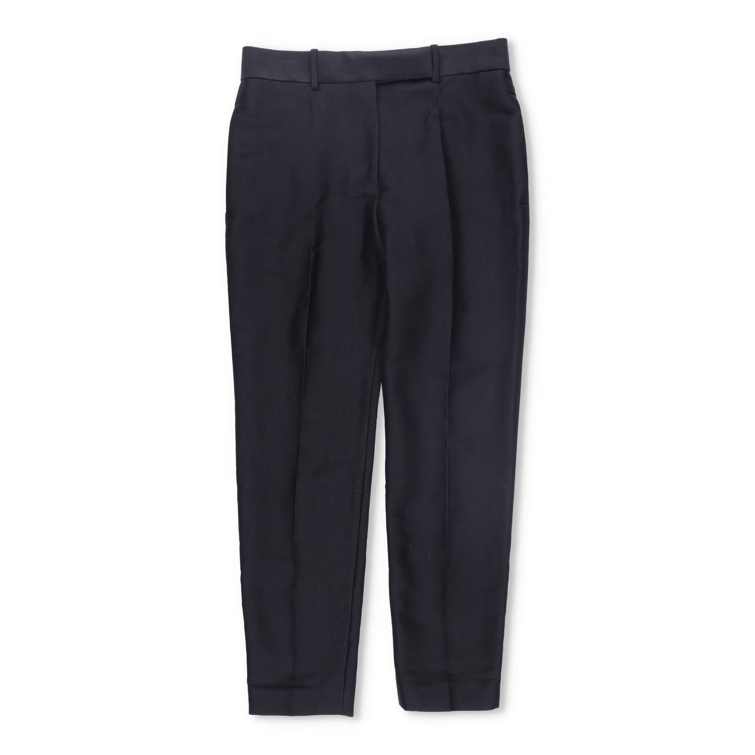 HAIDER ACKERMANN Mens Dress Pants Silk Cotton Blend Pleated Black Size 38 RRP600