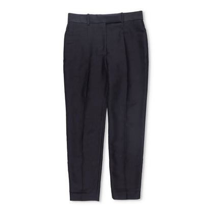 HAIDER ACKERMANN Mens Dress Pants Silk Cotton Blend Pleated Black Size 38 RRP600