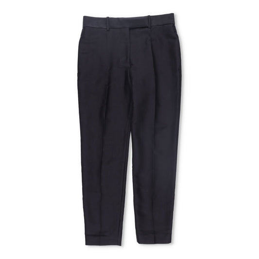 HAIDER ACKERMANN Mens Dress Pants Silk Cotton Blend Pleated Black Size 38 RRP600