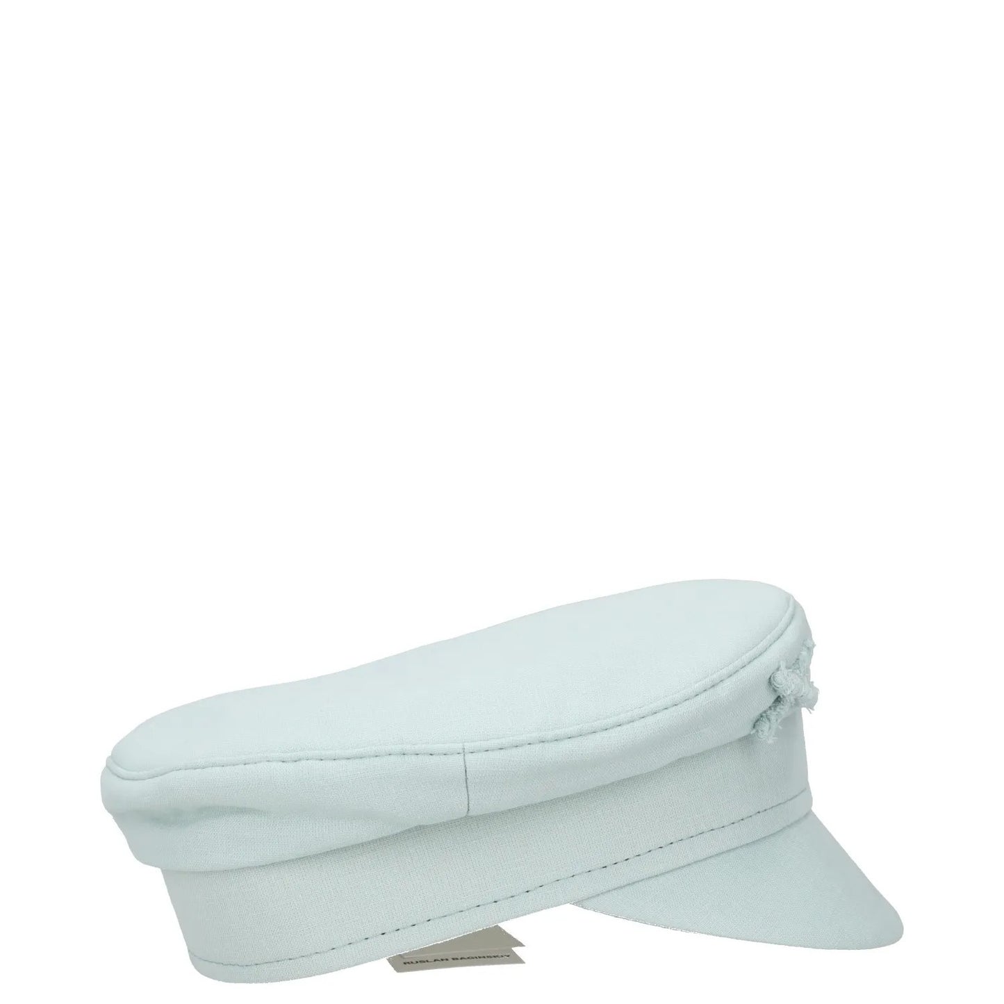RUSLAN BAGINSKIY Womens Monogram Linen Baker Boy Hat Green Logo M RRP 250 — View 6