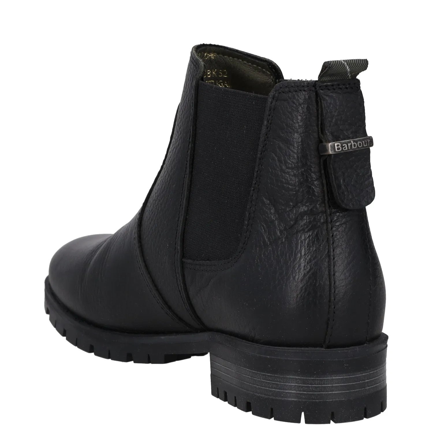 BARBOUR Womens Chelsea Boots Black Leather Ankle Pull On Rubber Sole UK 4 RRP129 — View 5