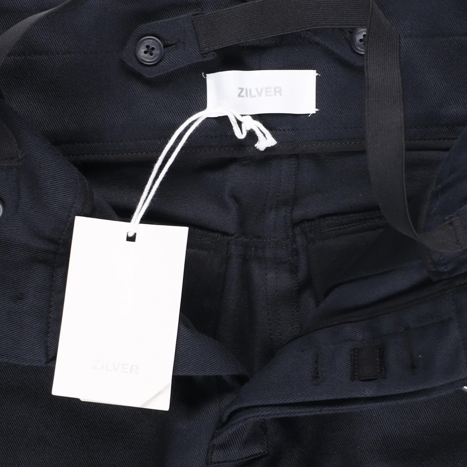 ZILVER Mens Trousers Regular Fit Blue Chino Organic Cotton Size 38 RRP 200 — View 9