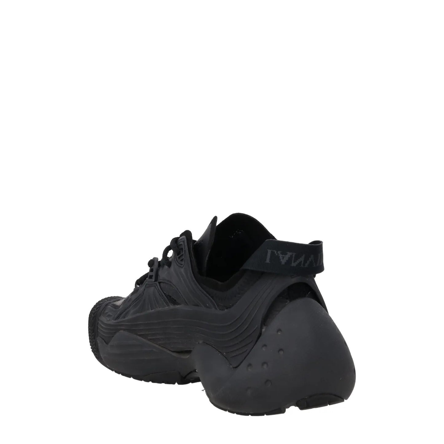 LANVIN Womens Flash-X Sneaker Black Polyurethane Moulded Sole Low Top UK4 RRP630 — View 5