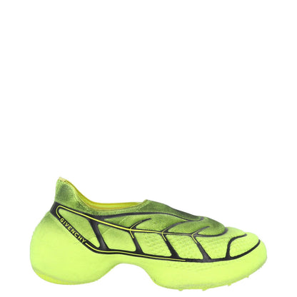 GIVENCHY Mens Trainer Yellow Synthetic Black Design Low Top UK 8 RRP 400