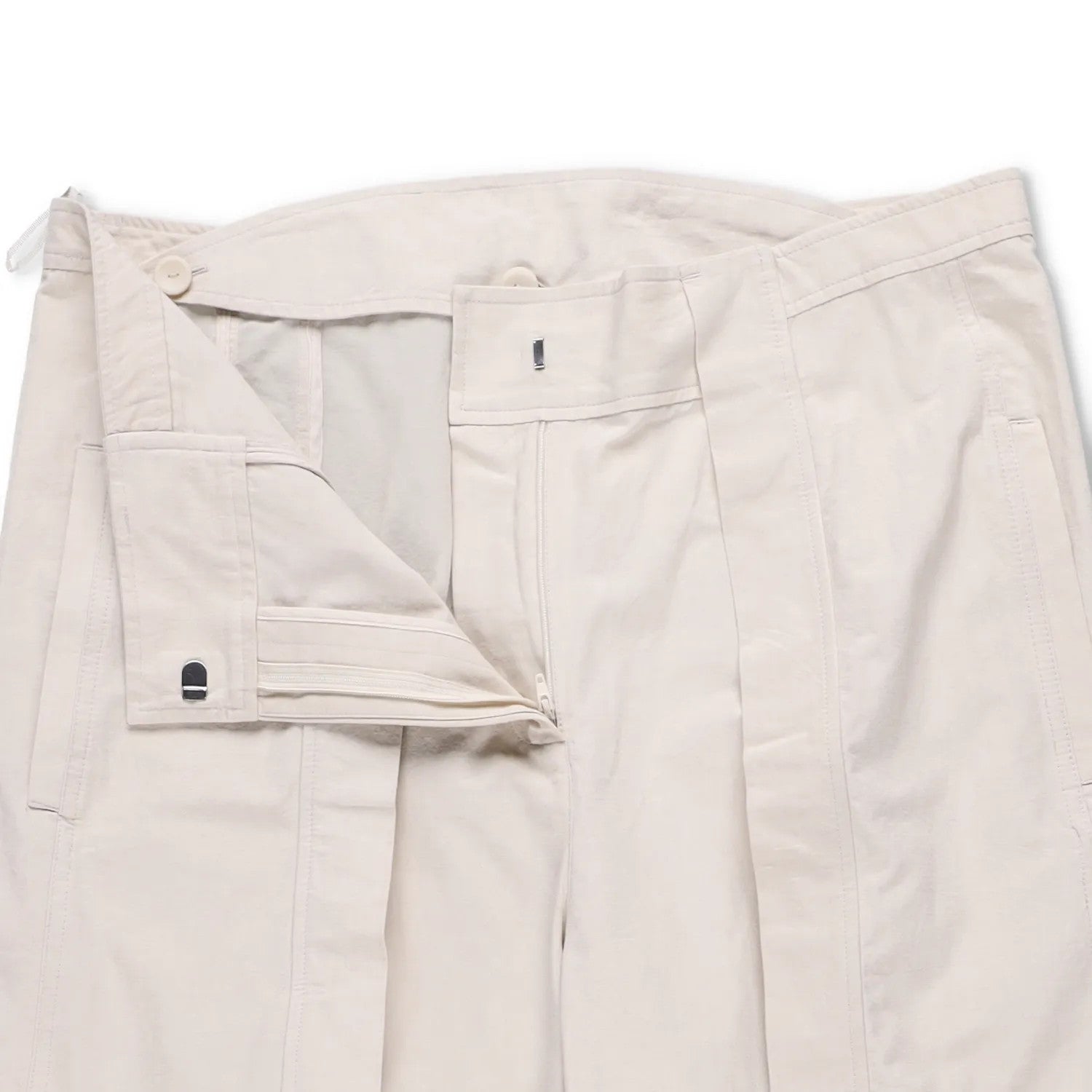 CHRISTOPHER ESBER Women Cocosolo Trousers Putty Slim Leg Beige Pleated 12 RRP540 — View 5