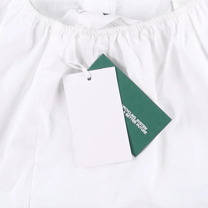 BETTTER X G&H Womens Kennedy Shirt Altered Front Bow Sleeveless White M RRP 378 — View 9