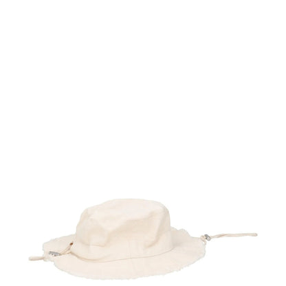 JACQUEMUS Unisex Jacqu Le Bob Artichaut Hat Neutrals Logo Strap Size 60 RRP 125 — View 6