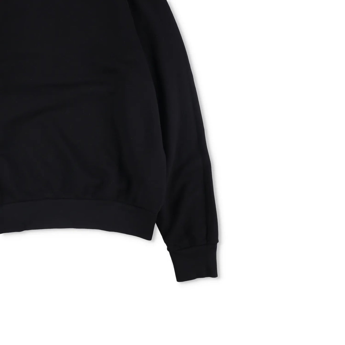 LES TIEN Mens Sweatshirt Crew Neck Cotton Pullover Black Long Sleeve M RRP 260 — View 4